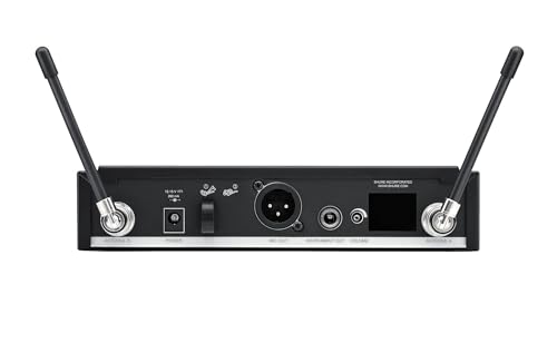 Shure BLX14R/B98 Rack-Mount Instrument Audio System H10 Band (542–572 MHz) – BLX4R Receiver, BLX1 Bodypack & BETA 98H/C Clip-On Mic for Brass, Woodwinds & Percussion, Up to 14 Hr Battery, 300 ft Range - style: Rack Mount