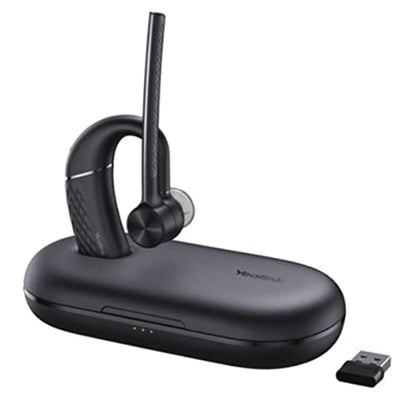 Yealink BH71 Pro Teams Certified Wireless Bluetooth Mono Headset 1208652 - Deskphone, PC,Mac, Video Calls, Mobile Phone Calls, Compatible with Zoom, RingCentral, Meet, Vonage, Gold Support Plan - style: BH71 Pro bluetooth headset w/ Dongle