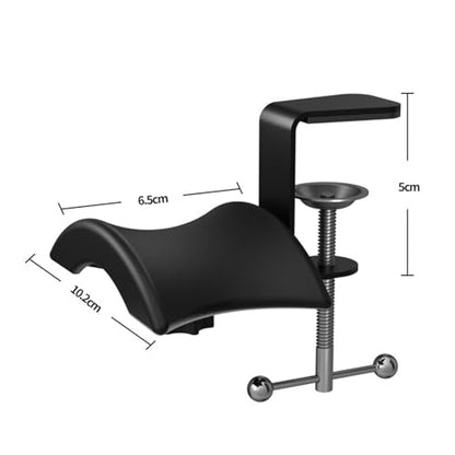 Gaming Headphone Stand Metal Headsets Hanger Hook Holder Adjustable Rotatable Arm Clamp Under Desk Space Save Clip Mount