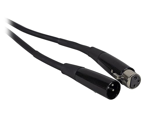 Audiosavings Bundle: (1) Mackie ProFX6v3+ 6-Channel Analog Mixer w/Enhanced FX/USB Recording/Bluetooth Bundle With (1) Rockville RCXFM20E-B 20 Foot Female to Male XLR Mic Cable Black 100% Copper