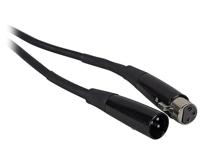 Audiosavings Bundle: (1) Mackie ProFX6v3+ 6-Channel Analog Mixer w/Enhanced FX/USB Recording/Bluetooth Bundle With (1) Rockville RCXFM20E-B 20 Foot Female to Male XLR Mic Cable Black 100% Copper