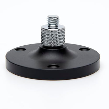 1set Microphone Podium Mount,Podium Microphone Holder,Desktop&Tabletop Microphone Stand, 5/8 Male with a adapter Ideal for Various Mounting Devices&Black - color: Black, size: Mic Stand with adapter
