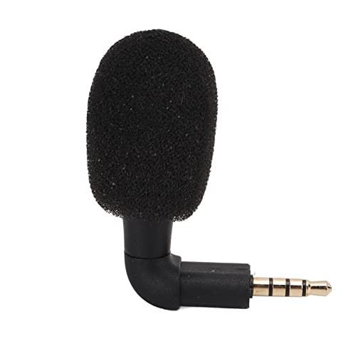 Mini Directional 3.5mm Jack Microphone - 360° Surround Audio, Portable Compact Size, High Sensitivity, Plug & Play for Smartphones & Tablets