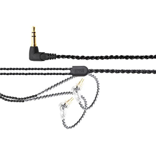 CTM Standard Black Cable, HiFi Audio 2 Pin Connector Standard 50' Inch Black Cable, HiFi Audio 2 Pin Connector - style: CTM Standard 50' Inch Black Cable, HiFi Audio 2 Pin Connector