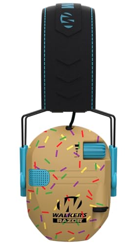 Walker's Razor Slim Electronic Muff - color: Golden Brown Sprinkles, size: One Size