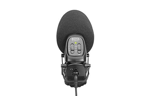 Boya BY-BM3031 – Supercardioid Condenser Microphone That Delivers Sound for DSLRs, camcorders, Audio recorders and More, Black - style: BY-BM3031