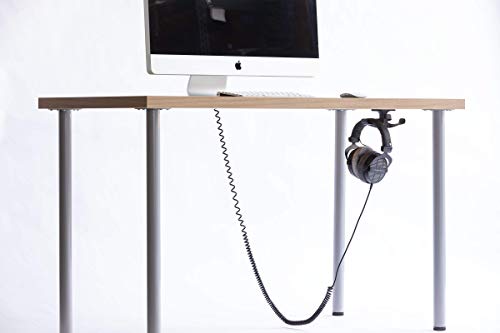 Elevation Lab The Anchor Pro (2-Pack) - Extra Strong Under-Desk Headphone Stand Mount with Built-in Cord Management - size: 2 Pack - The Anchor Pro