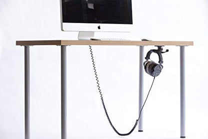 Elevation Lab The Anchor Pro (2-Pack) - Extra Strong Under-Desk Headphone Stand Mount with Built-in Cord Management - size: 2 Pack - The Anchor Pro