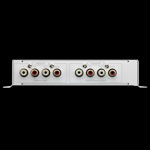 Automatic RCA Audio Selector by BobWire, Model RCA1 - Switch Operates by Audio Sensing or 12V Trigger. (Use for Home Theater Bypass, Jukebox, Karaoke & Auto Source Selection)