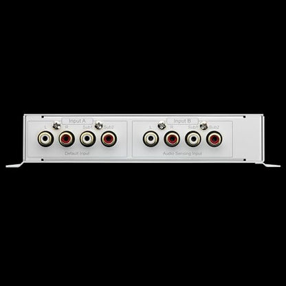 Automatic RCA Audio Selector by BobWire, Model RCA1 - Switch Operates by Audio Sensing or 12V Trigger. (Use for Home Theater Bypass, Jukebox, Karaoke & Auto Source Selection)