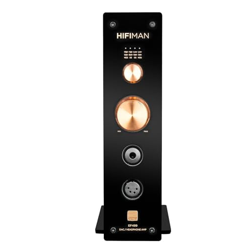 HIFIMAN EF499 Desktop Balanced Headphone DAC& Amplifier with R2R Architecture, XLR/RCA/6.35mm Output for Home Audio DAC, with Support for Streaming Media