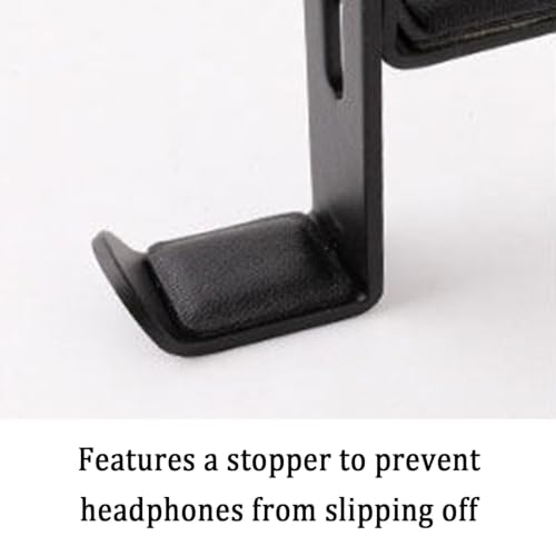 Clamp-Style Headphone Hanger/Storage Mount,the Adjustable Clamp Opening (0–5cm) Fits Various Desk Thicknesses and can Also Be Used to Hang Hats or Backpacks - color: White
