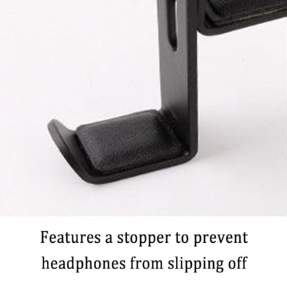 Clamp-Style Headphone Hanger/Storage Mount,the Adjustable Clamp Opening (0–5cm) Fits Various Desk Thicknesses and can Also Be Used to Hang Hats or Backpacks - color: White