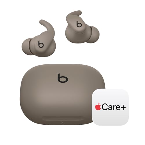 Beats - Powerbeats Fit - Wireless Noise-Cancelling Workout Earbuds with Ultimate Secure Fit with AppleCare+ (2 Years) - Gravel Gray - color: Gravel Gray, style: with AppleCare+