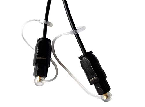 easyday Digital Optical Audio Cable Toslink Cable Cord Fiber Optic Cable for Home Theater, Sound Bar, TV, PS4, Xbox, PlayStation & More (20 Meter) - size: 20 Meter