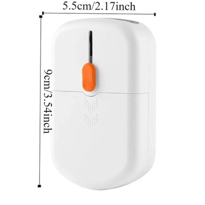 5 in 1 Phone Cleaner Kit, Portable Cleaning Kit Phone Charging Port Cleaner, Laptop Computer Earbud Headphone Cleaner Tool Set for iPhone Keyboard Screen Speaker Lens - color: white-Q5