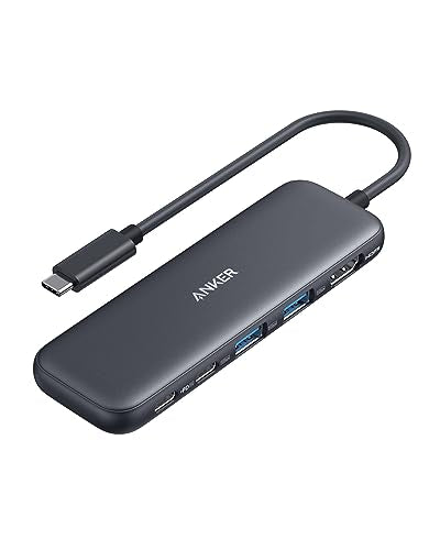 Anker USB C Hub, 5-in-1 USBC to HDMI Splitter with 4K Display - color: Black