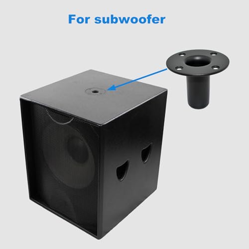 Speaker Stand Top Hat, 4.13"x3.29", All Metal, 2 Packs