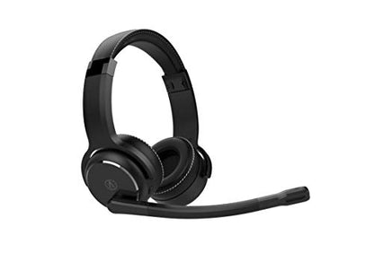 Rand McNally ClearDryve 210 Premium 2-in-1 Wireless Headset for Clear Calls with Noise Cancellation, Long Battery Life, All-Day Comfort, Black - style: On-ear