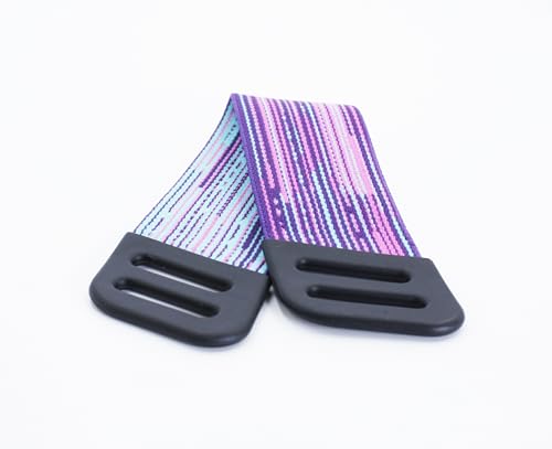 Replacement Headband Compatible with Logitech G733 Wireless Pink Blue | Also suitable for Logitech G335 wired gaming headset Headband made of stretch braid and silicone buckle - color: Pink Blue