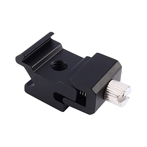 Flash Hot Shoe Mount, 1/4 Thread Screw Bracket Adapters Trigger DSLR Camera Accessories Metal Hot Shoe Flash Stand Mount Set for DSLR Camera Rig, Tripod, Microphone, LED Light