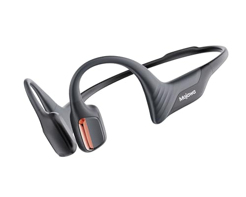mojawa Purra Run IP67 Bone Conduction Open Ear Sports Bluetooth Headphones | 100% true bone conduction, AI ENC 15h playtime, IP67 sweatproof, lightweight secure fit for running, cycling