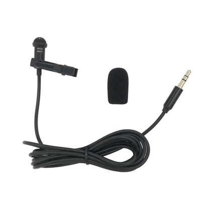 2-Pack Lavalier Microphone fit for Rode, Sennheiser Wireless Transmitter/ME 2 Mic - Lav Lapel Clip, Wearable, Omnidirectional, 3.5mm TRS
