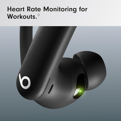 Beats Powerbeats Pro 2 - Wireless Noise Cancelling Workout Earbuds with Secure- Fit Earhooks, Up to 45-Hour Battery with Charging Case, Sweat & Water Resistant, Heart Rate Monitoring - Jet Black | High-performance audio with 12-hour battery and IPX4 water