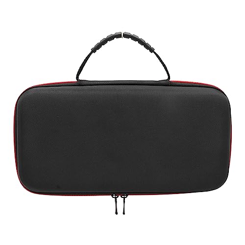 Wireless Microphone Case, Shockproof Drop Proof EVA Zipper Microphone Bag, Carrying Case with Sponge Filling Metal Zipper, Multi Layer Space, Ample Storage Capacity