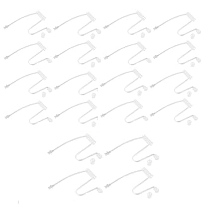 20pcs Radio Earpieces Replacement Acoustic Coil Tube for Motorola Baofeng Kenwood Walkie Talkie and Two Way Radios Earpieces - color: 20pcs