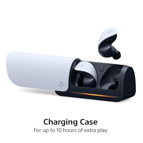PULSE Explore Wireless Earbuds | Planar Magnetic Drivers, PlayStation Link, Bluetooth, Works with PS5 - color: White, style: Earbuds