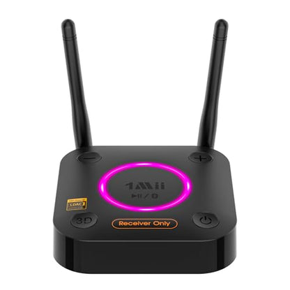 1Mii B06Ultra Bluetooth 5.3 Receiver with LDAC for Hi-Res Wireless Audio, HiFi Bluetooth Audio Adapter w/Audiophile DAC, 3D Surround aptX HD Low Latency, Optical AUX 3.5mm Coaxial for Home Stereo - color: B06Ultra Black