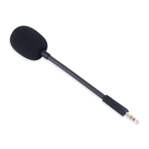 Barracuda X Mic Replacement for Razer Barracuda X Wireless Gaming Headphone,3.5mm Detachable Gaming Microphone Boom (Black) - color: black