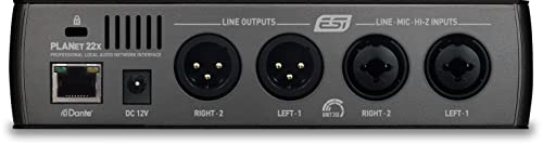ESI planet 22x | Professional Dante audio interface with 2 inputs / 2 outputs - style: PLANET 22X