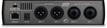 ESI planet 22x | Professional Dante audio interface with 2 inputs / 2 outputs - style: PLANET 22X