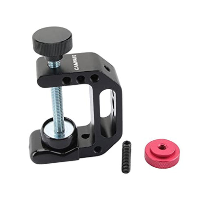 CAMVATE C Clamp with 1/4"-20 Thread Screw Mount for Microphone Stand Mount
