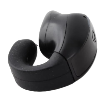 Bluetooth Headphones Clip on Earbuds, Single Clip On Open Ear Headphones, Bluetooth 5.3 Head Set, One Design, for Running Cycling (Black) - color: Black