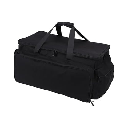 banapoy Large DJ Cable Bag, Travel DJ Cable File Gig Organizer Bag with Detachable Dividers for Equipment and Music Accessories, Carrying Storage Case for Musicians, Professional