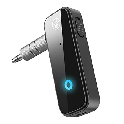 (Upgraded) Ankilo Aux Bluetooth 5.4 Adapter for Car, 2 in 1 Bluetooth Receiver Transmitter, Suitable for Cars, TV, Speakers, Stereo Systems and Headphones - color: Black