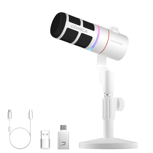 EJoy D10 PRO(D) Wireless USB Gaming Microphone with 45H Battery for Gaming