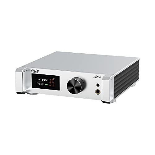 SABAJ A20d 2022 Version DAC Headphone Amplifier LDAC 24bit/96kHz,APTX/HD,SBC,AAC,Second-Generation XMOS Solution Supports DoP256 and Native DSD512,PCM 32bit/768kHz,ES9038PRO Chip with Remote Control - color: A20d 2022 (ES9038PRO)