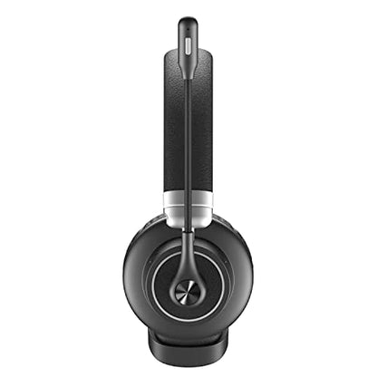 BT4500 Trucker Bluetooth Headset, Noise Cancelling Microphone | Bluetooth 5.0 Wireless Headset, Adjustable Headband Multi Device Pairing, 30 Hour Talk Time for Drivers, Work - color: BT4500