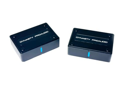 DYNASTY PROAUDIO WSA-5TR-V2 Wireless Audio Adapter/Subwoofer Kit (1TX+1RX), Ultra Low Latency, Dual Band 5.2/5.8GHz, Easy Setup for TV/PC with Powered Subs & Active Speakers. - color: Black ( WSA-5TR-V2)