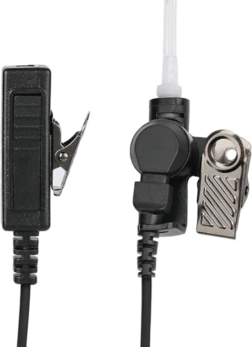 Earpiece Headset Compatible with SL300 SL7550 7580 SL4000 SL3500e SL1K SL1M Walkie Talkie 2 Way Radio,with Acoustic Tube Earpiece and Mic PTT (5 Packs) - style: 5 Packs