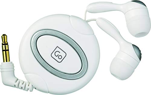 Go Travel Retractor Phones, Off-White, One Size