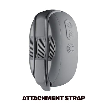 Skullcandy Session 540 Portable Lightweight Bluetooth Speaker - Cement | Waterproof, Dustproof, 17 Hours of Playtime, Built for Home, Outdoors, Party, Travel, Big Sound, iPhone Android Compatible - color: Cement