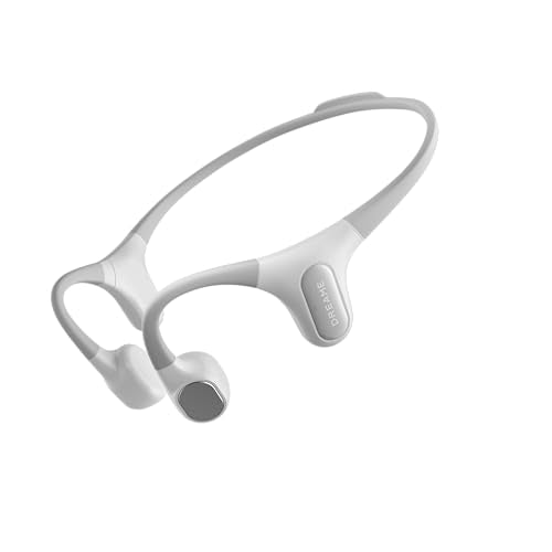 DREAME Aqua Plus Bone Conduction Headphones, Open-Ear Headphones, IP68 Waterproof Swimming Earbuds, Bluetooth 5.2 & MP3 Dual Mode, 32GB Storage, Secure Fit for Swimming, Gym and Running, Gray - color: Gray