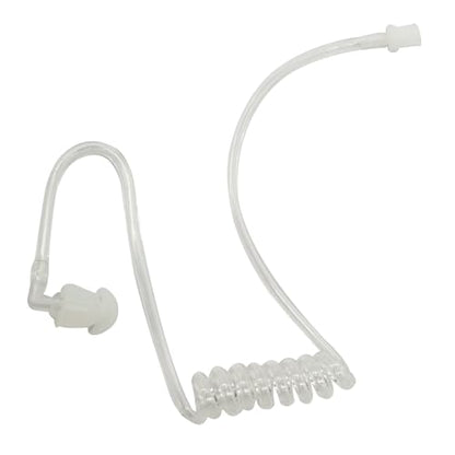 2-Pack Replacement Acoustic Coil Tube for Baofeng Motorola Kenwood Retevis Midland Two Way Radios Walkie Talkie Earpiece Headset Secret Spy Game Earpiece