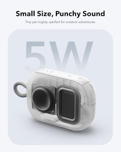 Soundcore Select 4 Go Bluetooth Shower Speaker by Anker, IP67 - color: White