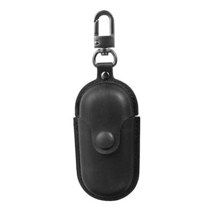Toddmomy Waterproof Earphone Case for Earbuds, Dustproof Headset Storage Bag with Anti-Lost Design for Travel and Camping, Black